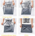 HMLINYAO Mesh Popup Laundry Hamper ,With Handles,Portable and Collapsible Laundry Basket,Used for Laundry Room,Student Dormitory or Travel Storag (Gray, Single-Layer)