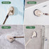 Eyliden Tub Scrubber with Long Handle, Tub and Tile Scrubber Brush - 2 Scouring Pads, 1 Brush Head - No Scratch Scrubber Brushes for Bathroom Kitchen Toilet Wall Tub Tile Sink Cleaning