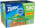 Ziploc Easy Open Tabs Sandwich Bags 580, 145 Count (Pack of 4)