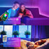 TJOY 50ft Bluetooth LED Strip Lights, Music Sync 5050 LED Light Strip RGB Color Changing LED Lights Strip with Phone Remote, LED Lights for Bedroom Kitchen TV Party TIKTOK DIY (APP+Remote +Mic)