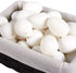 Juvale Blank White Plastic Eggs for DIY Painting and Decorating (48 Pack)