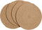 SHACOS Jute Placemats Set of 4 Heat Resistant 12 inch Round Place Mats Natural Jute Woven Braided Table Mats Thick Farmhouse Placemats Trivet (Jute Brown, 12 Inch)