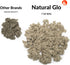 Natural Glo Glowing Embers for Gas Fireplace | Mineral Wool Gas Log Embers to Enhance Gas Fireplaces. Rock Wool Fake Coals for Gas Fireplaces | Embers Glowing for Use with Gas Fireplace Logs