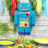 Robot Pinata, Kids Birthday Party Supplies (16.6 x 10.8 In)