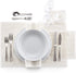 MY DRAP Cloth Washable and Reusable Dinner Napkin - 12.6 x 12.6 In (6 Per Roll, Linen Vivo)