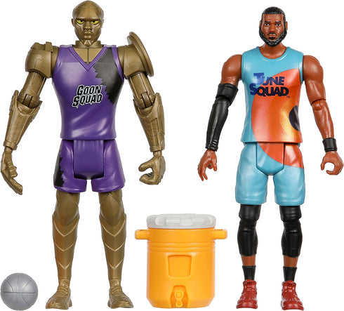 Moose Toys Space Jam: A New Legacy - 2 Pack - On Court Rivals - Lebron & Chronos, Multicolor (14579)