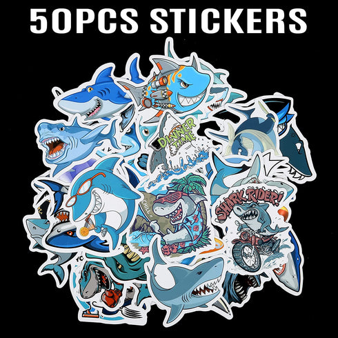 98 Pieces Shark Party Favors, Shark Keychain Goodie Bags with Rubber Bracelets, Shark Button Pins, Shark Bags and Shark Stickers for Shark Theme Birthday Party Baby Shower Holiday