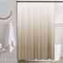 Fabric Shower Curtain for Bathroom Waterproof Shower Curtain Ombre Curtain for Shower Window Hooks Included 70 by 72 inches One Panel