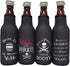 Pirate Accessories Funny Beer Coozie - Adult Pirate Party Decorations, Favors, Supplies, Insulated Bottle Cooler Sleeve with Zipper,Built-In Removable Opener, Funny Coolie for 12 oz. Longneck, 4-Pack
