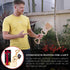 Wood Grill Scraper - Wooden Alternative for A BBQ Grill Brush, Made from Natural Beech Hardwood - Uses The New EasyShape Technology for Safe Cleaning & Bristle Free Barbecue