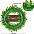 Lvydec Artificial Boxwood Wreath - 15" Welcome Wreath with Wooden Welcome Sign and White Flower Green Wreath for Front Door Window Home Decoration
