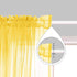 Kitchen Curtains Yellow Lemon and Light Grey Sheer Bathroom Window Curtains 42 x 45 Inch Length Sunflower Yellow and Gray