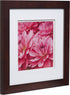 Gallery Solutions 17FW1481 Wall Mount Double Mat Picture Frame, 8" x 8" With Mat or 12" x 12" Without Mat, Walnut