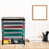 Samstar Letter Tray Organizer, 6-Tier Mesh Desk File Organizer Paper Sorter Holder File Rack Shelves, Black