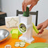 Southern Homewares 2 in 1 Deluxe Hand Crank Rotary Drum Grater Shredder Slicer Kitchen Tool Cheese Fruits Vegetables Nuts