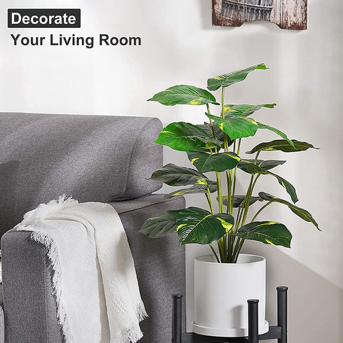 Artificial Trees for Outdoors, 30'' Artificial Green Plants Fake Tree UV Resistant Faux Plants for Indoor Outdoor Home Office Garden Decor