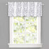 DriftAway Sarah Floral Tree Branch Pattern Thermal Insulated Blackout Window Curtain Valance Rod Pocket 2 Layers 52 Inch by 14 Inch Plus 2 Inch Header Gray