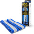 Zip-Up Products ZIP7.3TWB Peel & Stick Zipper Door 84" x 3" Twin Pack, Blue