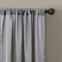 Lush Decor Night Sky Curtain Panel for Living, Dining Bedroom (Single), 84" x 42", Purple and Gray