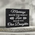 Daughter-in-Law Gift Sign Decor Plaque