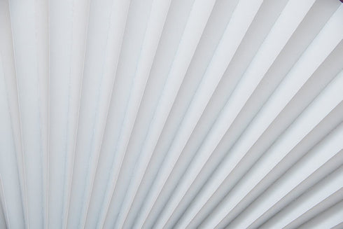Redi Shade 3607070 Original Arch Light Blocking Pleated Fabric Shade, 72 in x 36 in, White