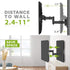 USX MOUNT Full Motion TV Wall Mount Swivel and Tilt, TV Mount with Articulating Arms for Most 13-32 inch LED LCD Monitor Screen, Wall Mount TV Bracket Up to VESA 200x200mm and 44 lbs