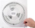 BLACK+DECKER Mini Box Fan Tabletop Quiet 9 Inch Desk Box Fans Frameless BFB09W White
