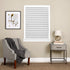Achim Home Furnishings 123CO36W24 Cordless 1 2 3 shade Vinyl Room Darkening Pleated Window Shade, 36" x 75", White