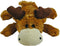KONG - Cozie Marvin Moose - Indoor Cuddle Squeaky Plush Dog Toy - for Small Dogs