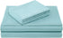 Comfort Spaces CS20-0118 Microfiber Set 14" Deep Pocket, Wrinkle Resistant All Around Elastic-Year-Round Cozy Bedding Sheet, Matching Pillow Cases, Queen, Aqua