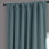 HPD Half Price Drapes BOCH-LN185-P Faux Linen Room Darkening Curtain (1 Panel) 50 X 84, BOCH-LN18537-84, Sea Thistle