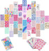 ECTY 50PCS Preppy Aesthetic Pictures Wall Collage Kit, Retro Style Photo Collections Collage Dorm Decorations for Teens and Young Adults, Wall Prints Kit, Small Posters for Room Bedroom Aesthetic