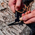 KonvoySG Premium Magnesium Traditional Ferrocium Rod Firesteel - Includes Hemp Cord Tinder Superior Wooden Handle/Grip Leather Lanyard - Essential Fire Starter Camping Survival Kit