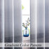 WEST LAKE Ombre Window Curtains 84 Inches Long Semi Sheer Gradient Curtain Panel Rayon Blend Fabric Drapes Grommets Treatments for Living Room Bedroom White to Navy 50" Wx84 L,2 Panels