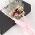 XYXCMOR Natural Dried Flowers Bouquet Real Touch Dried Roses with Stems Dried Baby's Breath Flowers with Dried Lavender Bundles for Wedding Home Farmhouse Table Centerpieces Vase Filler Decor