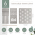 Set of 6 Classic Swedish Dishcloths - Biodegradable and Washable Kitchen Towels - Environmentally Friendly Scandinavian Dish Cloth, Use as Reusable Sponge or Paper Towels Alternative