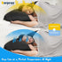 BORPRES-Cooling-Pillowcase,Japanese Chill-Plus Tech,Q-MAX>0.43 Cooling Fiber, Absorbs Heat Keep Cool,Double Sided Design,Idea for Hot Sleeper Night Sweats All Seasons Queen Size,Black