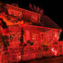 JMEXSUSS 2 Pack 100 LED Red Solar Lights Outdoor,42.7ft Solar String Lights, 8 Modes Solar Christmas Lights Outdoor Waterproof for Christmas Tree,Halloween,Party Decorations