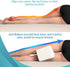 MODVEL Orthopedic Knee Pillow | Memory Foam Cushion for Hip, Sciatica & Lower Back Pain Relief | Provides Support & Comfort (MV-104) (White)
