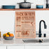 51th Birthday Gift Large Wooden Chopping Board with Laser-Engraved Back in 1971 Newspaper Poster, Party Decorations Supplies