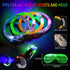 Led Light Up Toys 68Pcs Party Favors for Kids Adults, Glow in the Dark Party Supplies include 40 Finger Lights, 8 Jelly Rings, 7 Light Up Animals Rings, 5 Led Glasses, 4 Bracelets, 4 Led Crystal Necklaces