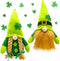 St Patricks Day Gnome Plush Elf Decorations Handmade Faceless Gnome for St Patricks Day Decorations Home Table Decor Ornament Green Irish Faceless Gnome for St Patricks Day Gifts