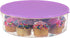 Zilpoo Plastic Pie Carrier with Lid, 10.5”, Cupcake Container, Muffin, Cookies, Cake Holder, Round Freezer Storage Food Keeper with Cover, Purple