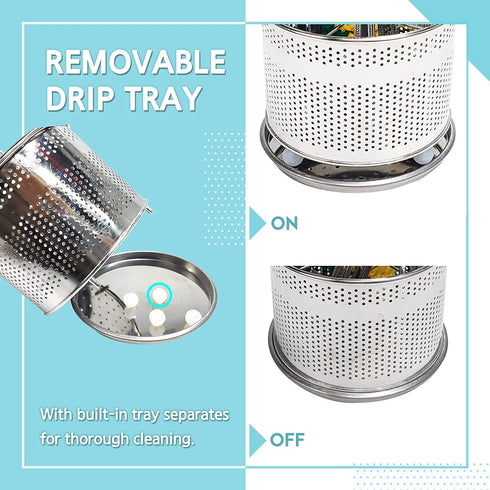 Sink Caddy Kitchen Utensil Holder - with Removable Drip Tray - Dish, Bottle Brush, Sinkware Organizer