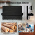?Upgraded?Key Holder, Thick Back Panel and Widened Shelf - 5 Heavy Metal Hooks, 11.75x3.13x7 in Decorative Key and Mail Holder for Walls, Corridor Kitchen Farmhouse Decoration Key Rack, Black (Black)