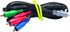 Nite Ize GTPP6-A1-R8 Gear Reusable Rubber Twist Tie ProPack (12-Pack, 6" - 12 Pack, Colors May Vary, 12 Count