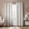Hyde Lane Linen Textured Window Curtains for Living Room Rustic Farmhouse Style Bedroom Drapes | Grasscloth Look with Room Darkening & Grommets Decor - Off/White 40x63 Inches, 2 Panels
