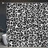 Abaysto Gray Cheetah Shower Curtain Snow Leopard Shower Curtains Jaguar White Animal Pattern Spot Fur Bathroom Decor Polyester Fabric Cheetah Print Shower Curtain Set with Hooks 72x72 Inch