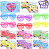 KMUYSL Valentines Day Cards for Kids with 36Pack Heart Shaped Glasses, Valentine Party Favors Kids Toys Set with Valentines Cards Kids Exchange Cards for School Classroom, Ideal Valentine Gifts