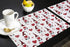 Valentines Placemats Set of 4 Gnomes and Heart Table Mats, Love Red Buffalo Check Plaid Table Decoration for Kitchen Dining Table Stain Resistant Heat Insulation Non-Slip Washable